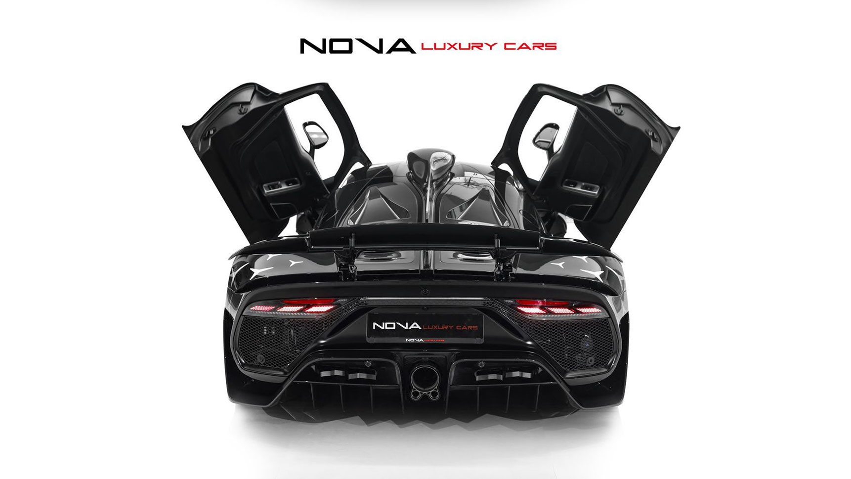 Nova Luxury Cars custom plate holder